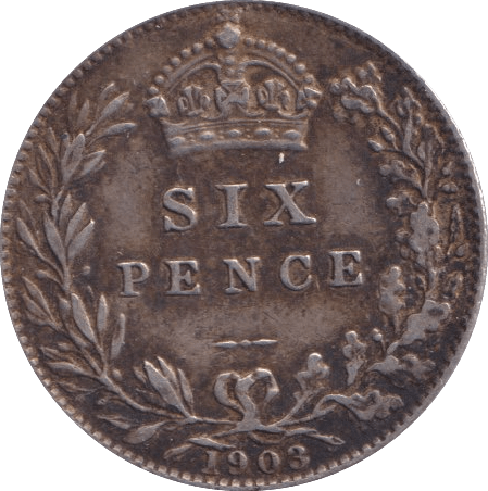 1903 SIXPENCE ( VF ) - Sixpence - Cambridgeshire Coins