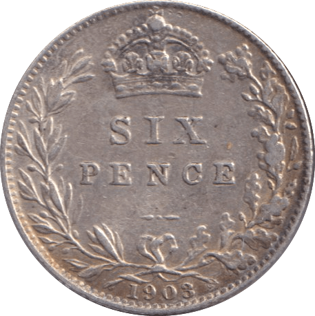 1903 SIXPENCE ( VF ) - Sixpence - Cambridgeshire Coins