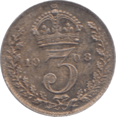 1903 THREEPENCE ( EF ) 23 - Threepence - Cambridgeshire Coins