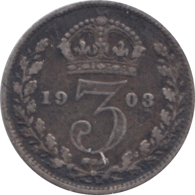 1903 THREEPENCE ( FINE ) - Threepence - Cambridgeshire Coins