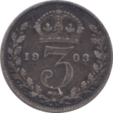1903 THREEPENCE ( FINE ) - Threepence - Cambridgeshire Coins