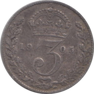 1903 THREEPENCE ( FINE ) - Threepence - Cambridgeshire Coins