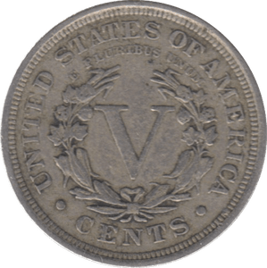 1903 USA FIVE CENTS - WORLD COINS - Cambridgeshire Coins