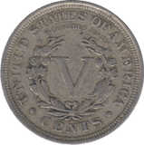 1903 USA FIVE CENTS - WORLD COINS - Cambridgeshire Coins