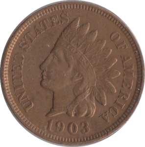 1903 USA ONE CENT - WORLD COINS - Cambridgeshire Coins