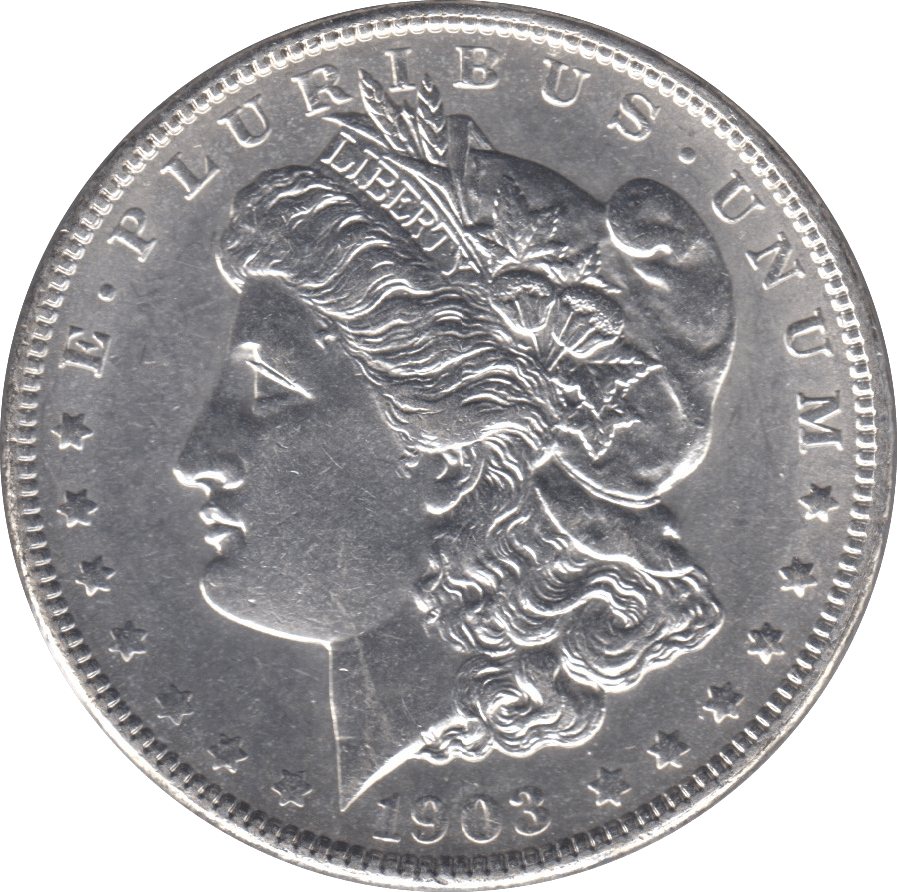 1903 USA SILVER MORGAN DOLLAR PHILADELPHIA MINT - SILVER WORLD COINS - Cambridgeshire Coins