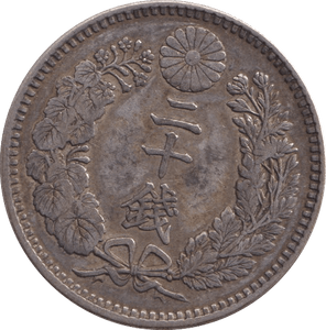 1904 20 SEN JAPAN - WORLD COINS - Cambridgeshire Coins