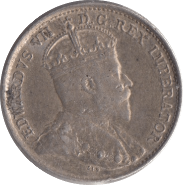 1904 CANADA SILVER 5 CENTS - SILVER WORLD COINS - Cambridgeshire Coins