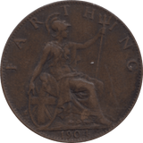 1904 FARTHING 2 ( GVF ) 45 - Farthing - Cambridgeshire Coins