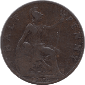 1904 FARTHING ( FINE ) - Farthing - Cambridgeshire Coins