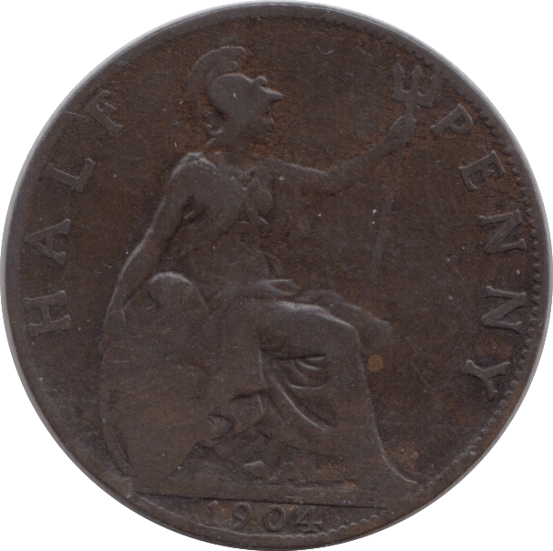 1904 FARTHING ( FINE ) - Farthing - Cambridgeshire Coins