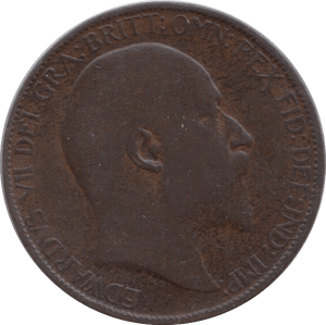 1904 FARTHING ( FINE ) - Farthing - Cambridgeshire Coins