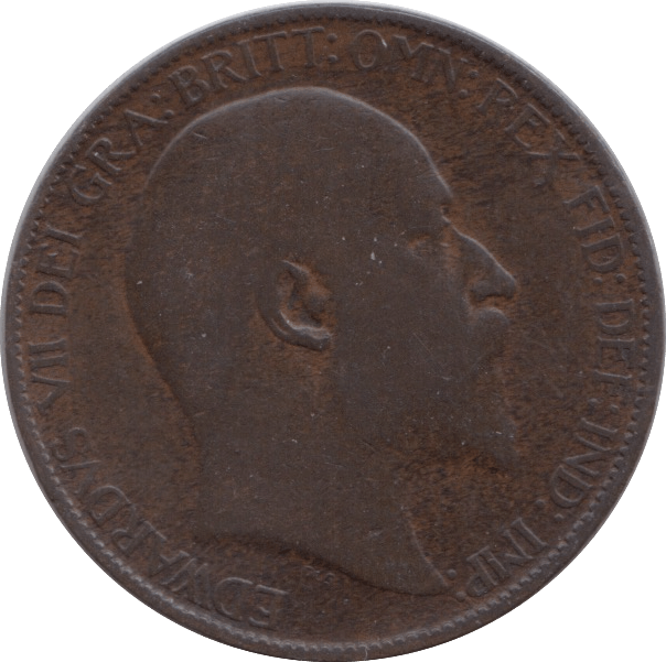 1904 FARTHING ( FINE ) - Farthing - Cambridgeshire Coins