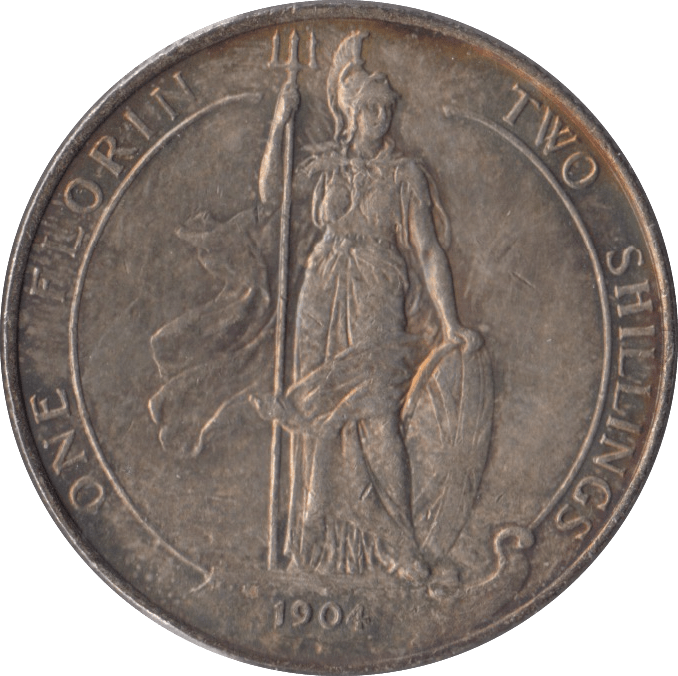 1904 FLORIN ( AUNC ) - FLORIN - Cambridgeshire Coins