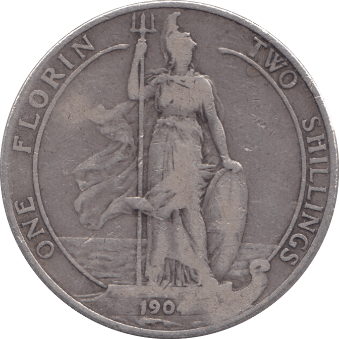 1904 FLORIN ( FINE ) 3 - FLORIN - Cambridgeshire Coins
