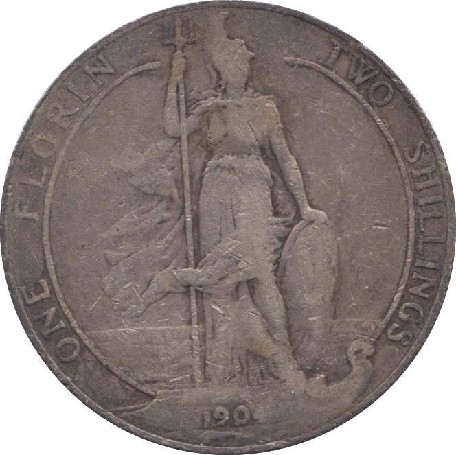 1904 FLORIN ( FINE ) 3 - Florin - Cambridgeshire Coins