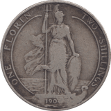 1904 FLORIN ( FINE ) - FLORIN - Cambridgeshire Coins