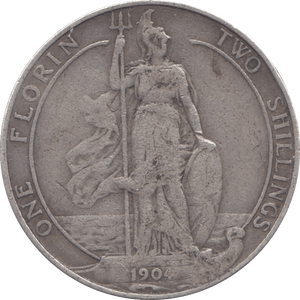 1904 FLORIN ( GF ) 2 - Florin - Cambridgeshire Coins