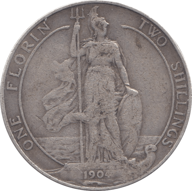 1904 FLORIN ( GF ) 2 - Florin - Cambridgeshire Coins