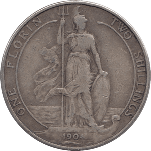 1904 FLORIN ( GF ) 8 - Florin - Cambridgeshire Coins