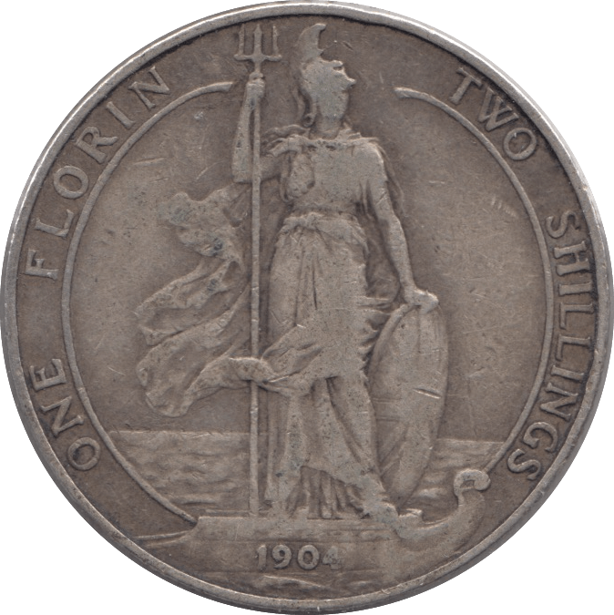 1904 FLORIN ( GF ) 8 - Florin - Cambridgeshire Coins