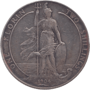 1904 FLORIN ( GVF ) 6 - Florin - Cambridgeshire Coins