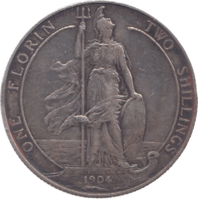 1904 FLORIN ( GVF ) 6 - Florin - Cambridgeshire Coins