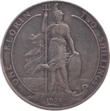 1904 FLORIN ( GVF ) 6 - Florin - Cambridgeshire Coins