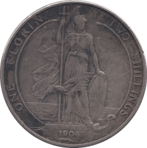 1904 FLORIN ( GVF ) - Florin - Cambridgeshire Coins
