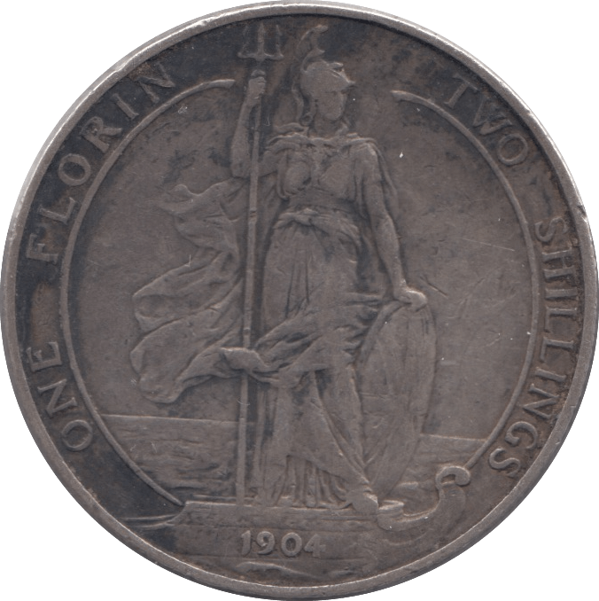 1904 FLORIN ( GVF ) - Florin - Cambridgeshire Coins
