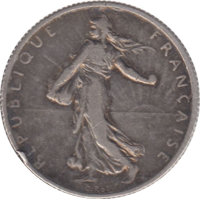 1904 FRANCE SILVER TWO FRANCS - SILVER WORLD COINS - Cambridgeshire Coins