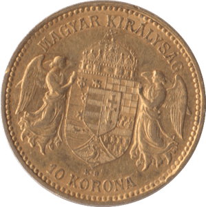 1904 GOLD 10 KORONA HUNGARY - Gold World Coins - Cambridgeshire Coins