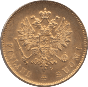 1904 GOLD 10 MARKKAA REF B FINNISH - Gold World Coins - Cambridgeshire Coins