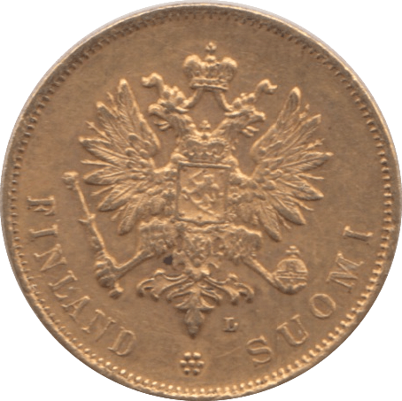1904 GOLD 10 MARKKAA REF C FINLAND - Gold World Coins - Cambridgeshire Coins