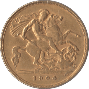 1904 GOLD HALF SOVEREIGN ( EF ) - Half Sovereign - Cambridgeshire Coins