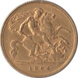 1904 GOLD HALF SOVEREIGN ( EF ) - Half Sovereign - Cambridgeshire Coins
