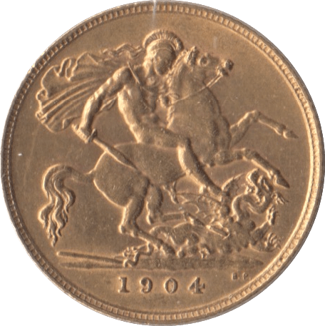 1904 GOLD HALF SOVEREIGN ( EF ) - Half Sovereign - Cambridgeshire Coins