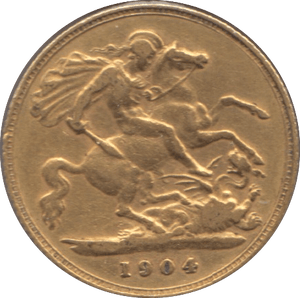 1904 GOLD HALF SOVEREIGN - Half Sovereign - Cambridgeshire Coins