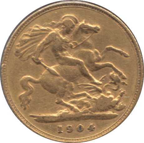 1904 GOLD HALF SOVEREIGN - Half Sovereign - Cambridgeshire Coins