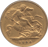 1904 GOLD HALF SOVEREIGN - Half Sovereign - Cambridgeshire Coins