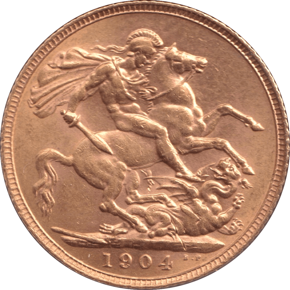 1904 GOLD SOVEREIGN ( AUNC ) - Sovereign - Cambridgeshire Coins