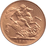 1904 GOLD SOVEREIGN ( AUNC ) - Sovereign - Cambridgeshire Coins