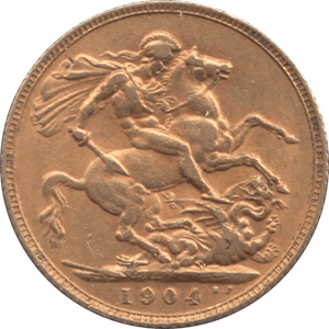 1904 GOLD SOVEREIGN ( GVF ) - Sovereign - Cambridgeshire Coins