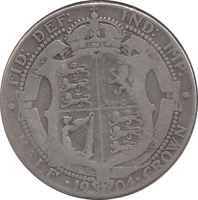 1904 HALFCROWN ( FAIR ) 4 - Halfcrown - Cambridgeshire Coins