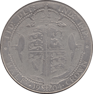 1904 HALFCROWN ( FAIR ) 7 - Halfcrown - Cambridgeshire Coins