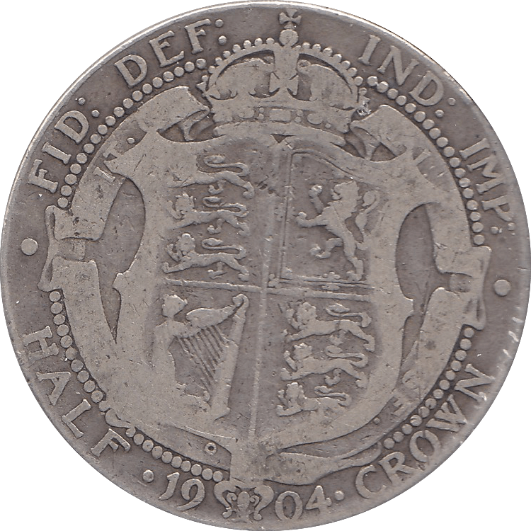 1904 HALFCROWN ( FAIR ) A - Halfcrown - Cambridgeshire Coins