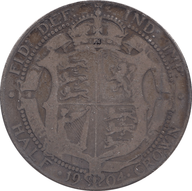 1904 HALFCROWN ( FAIR ) D - Halfcrown - Cambridgeshire Coins