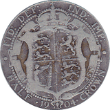 1904 HALFCROWN ( FAIR ) - Halfcrown - Cambridgeshire Coins