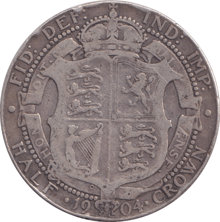 1904 HALFCROWN ( FINE ) 2 - Halfcrown - Cambridgeshire Coins