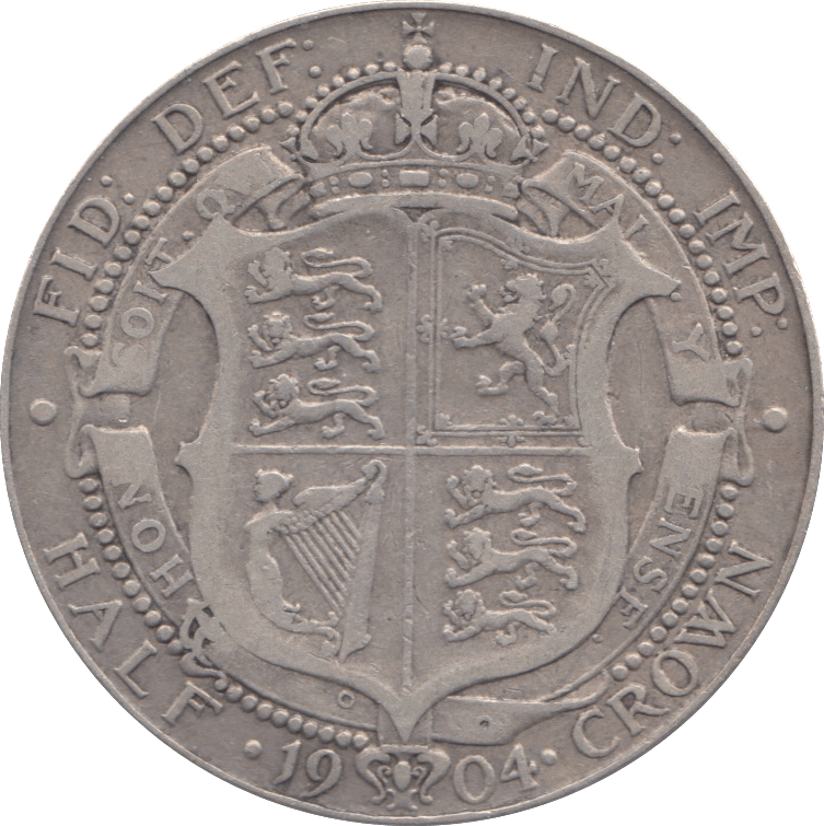 1904 HALFCROWN ( FINE ) - Halfcrown - Cambridgeshire Coins